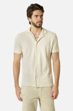 Camisa gola esporte manga curta textura